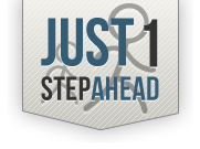 Just 1 Step Ahead Banner